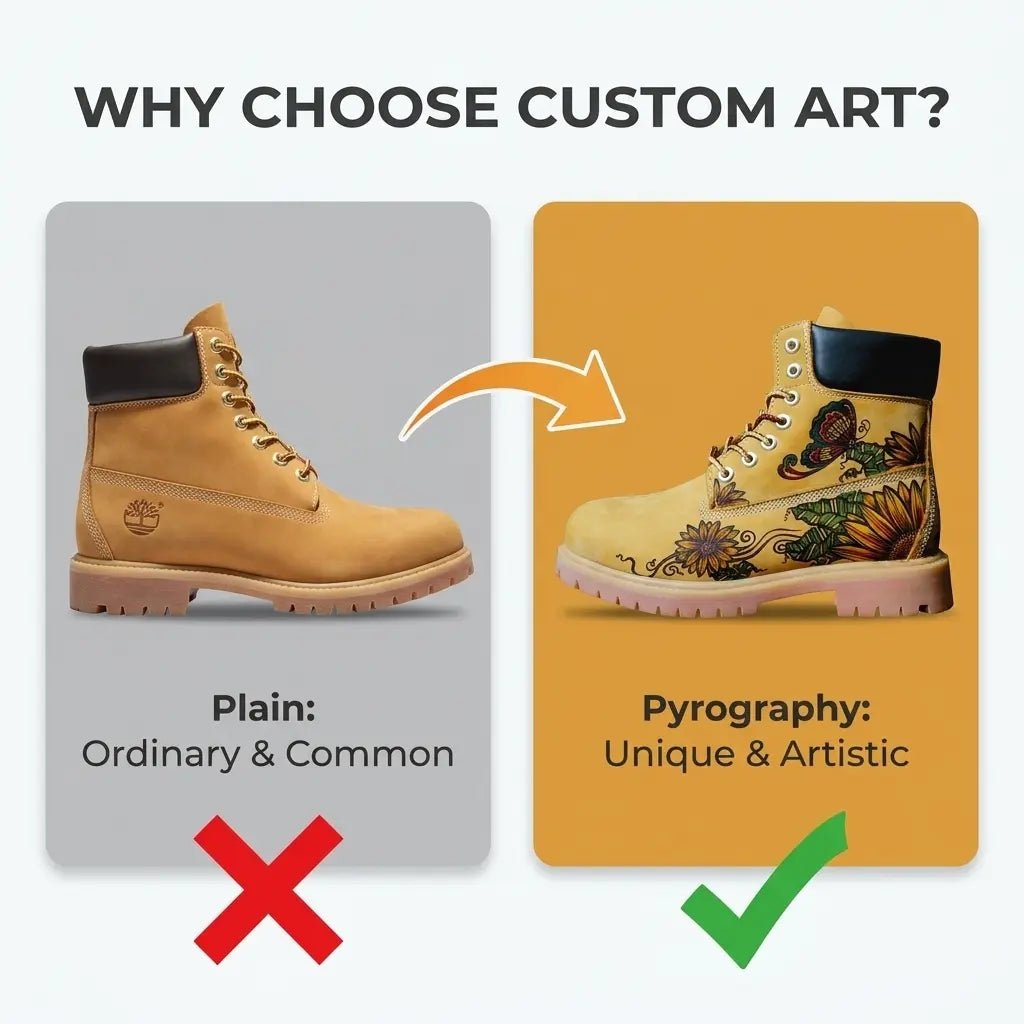 Benefits of choosing artisan handcrafted leather work boots.